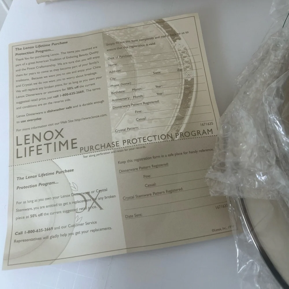 Lenox SOLITAIRE  5-Piece Place Setting Dinnerware Set, Dimensions USA